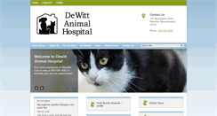 Desktop Screenshot of dewittvets.com