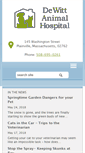 Mobile Screenshot of dewittvets.com